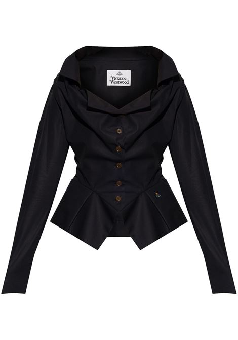 Camicia Orb in nero Vivienne westwood - donna